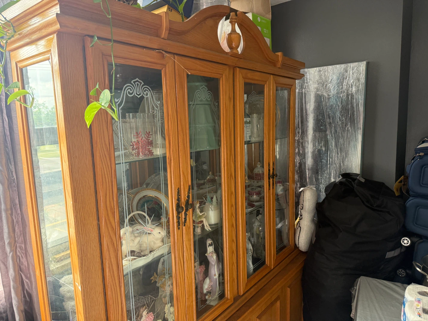 Wooden China Cabinet Display (No dishes included) - photo 2