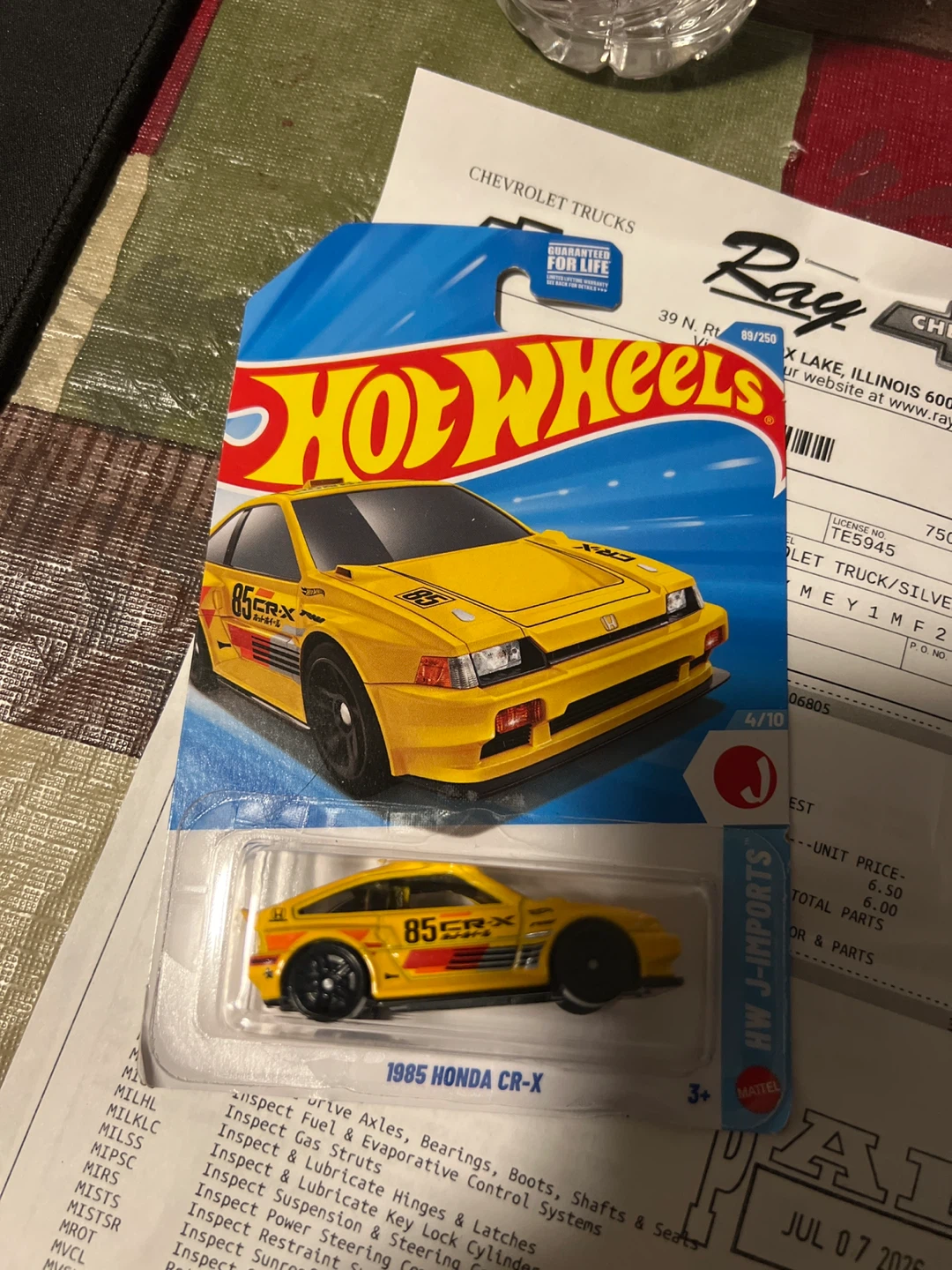 Hot Wheels 1985 Honda CR-X Diecast Car - photo 2