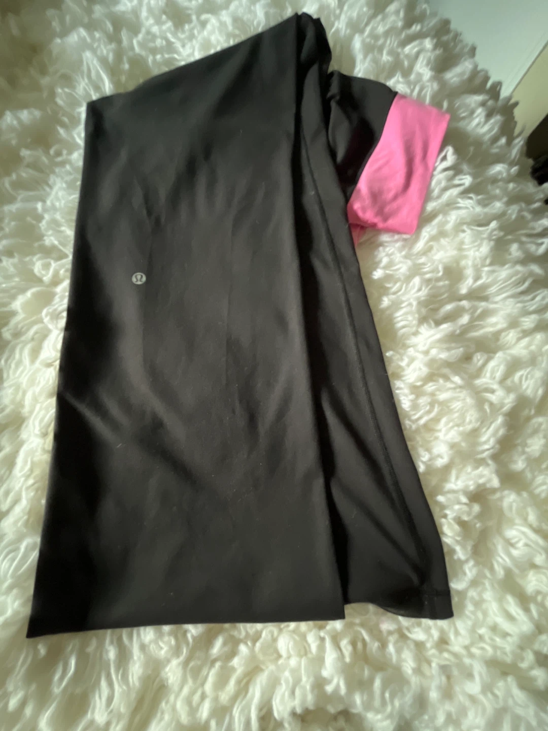 Lululemon Black Pink Stripe Athletic Pants - photo 2