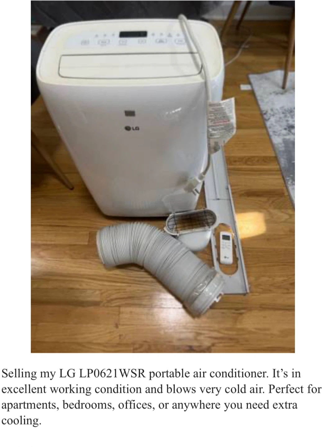 LG LP0621WSR Portable Air Conditioner