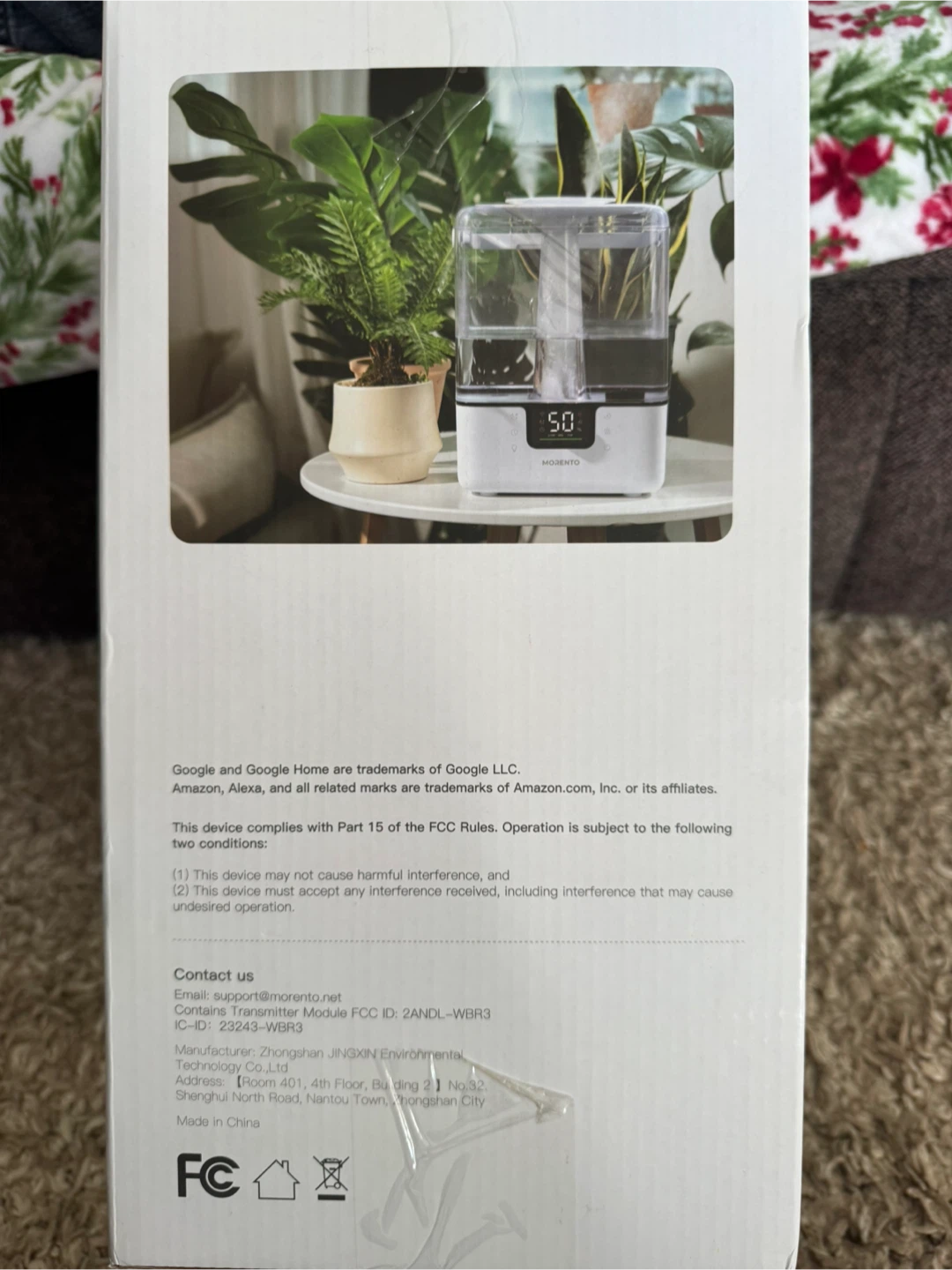 MORENTO Smart Cool Mist Humidifie  MR6w - photo 3