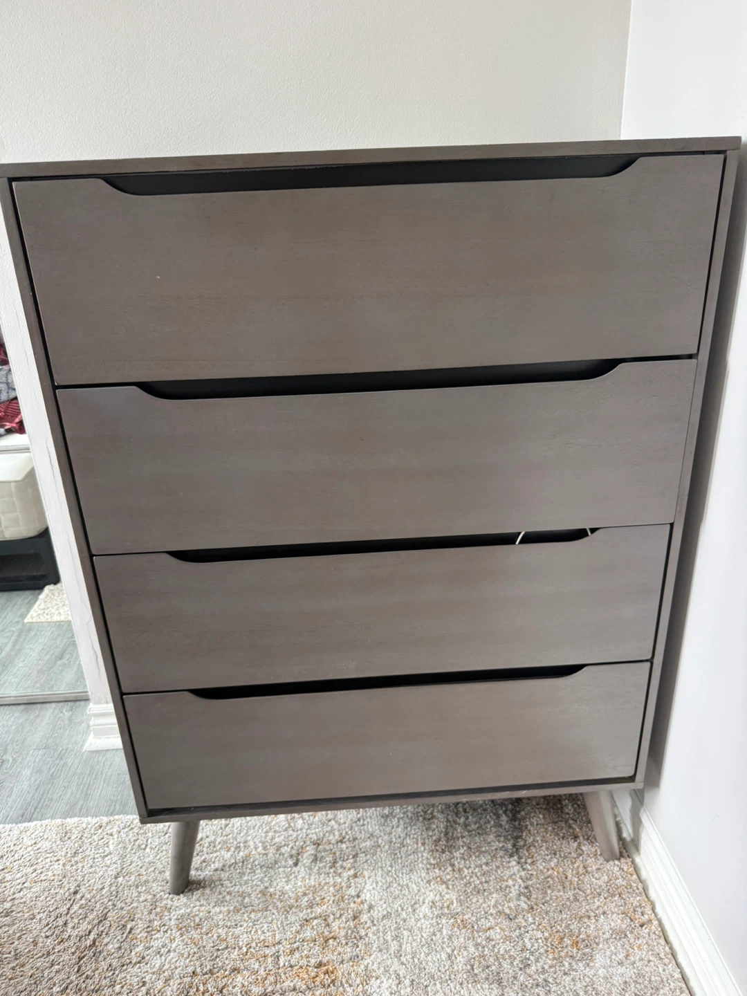 Matching Grey Dresser + 2 Nightstands — Moving Sale