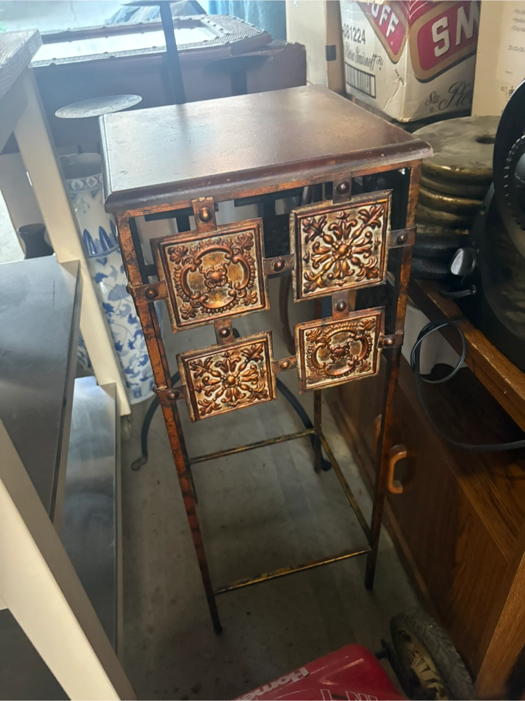Vintage Metal Plant Stand