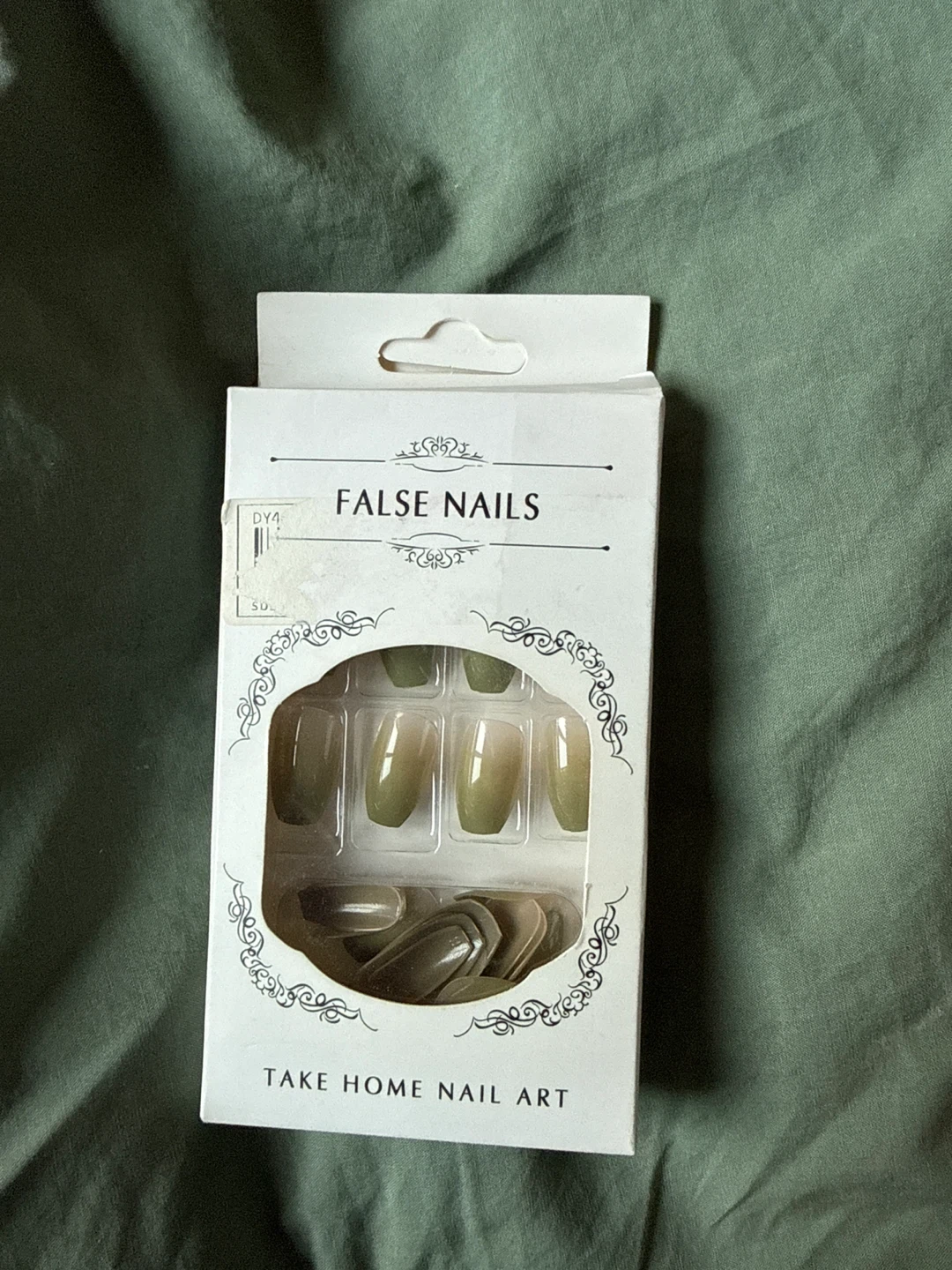False Nails - Green Ombre