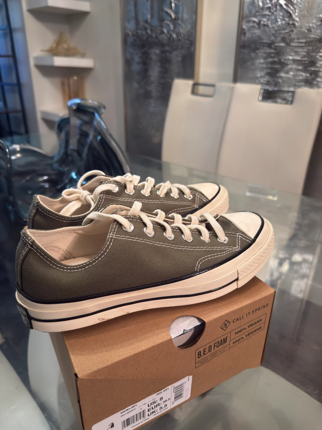 Converse Chuck Taylor All Star 70s Sneakers - Olive Green - photo 2