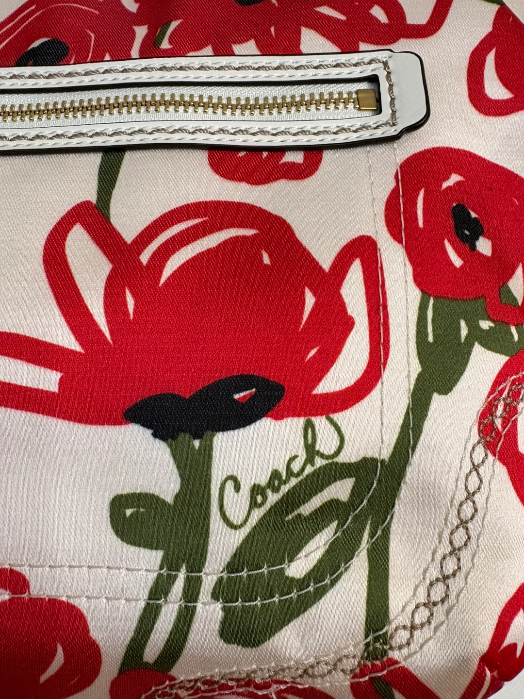 Coach Poppy Floral Print Hallie Tote Bag - photo 3