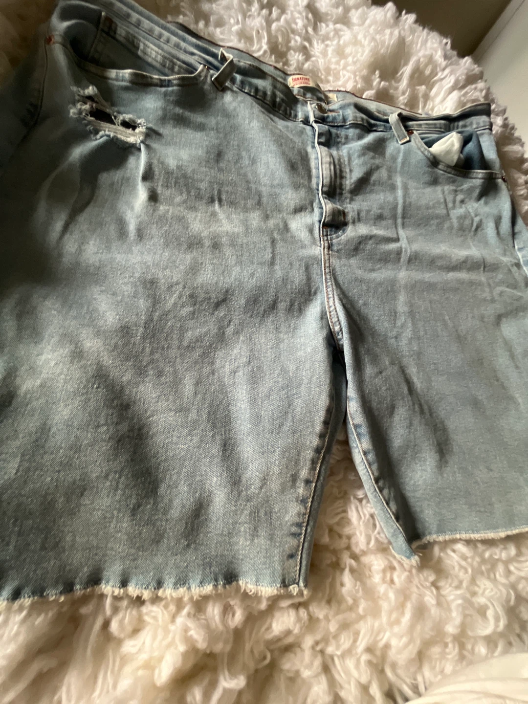 Signature by Levi Strauss & Co. High-Rise Bermuda Shorts
