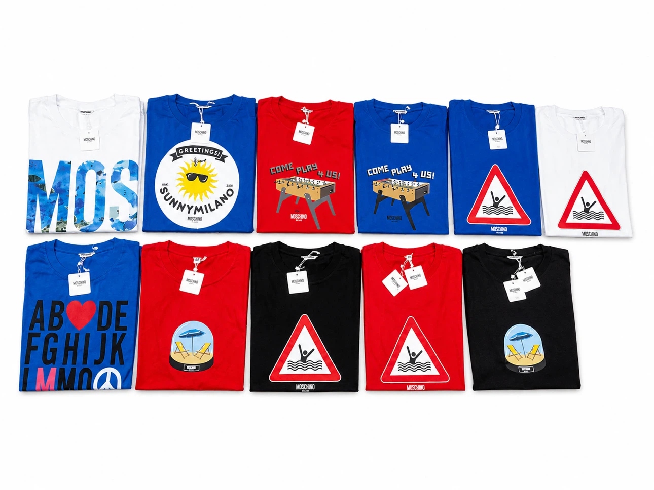 36 Pc Moschino T-Shirt Lot NWT Authentic Wholesale - photo 2