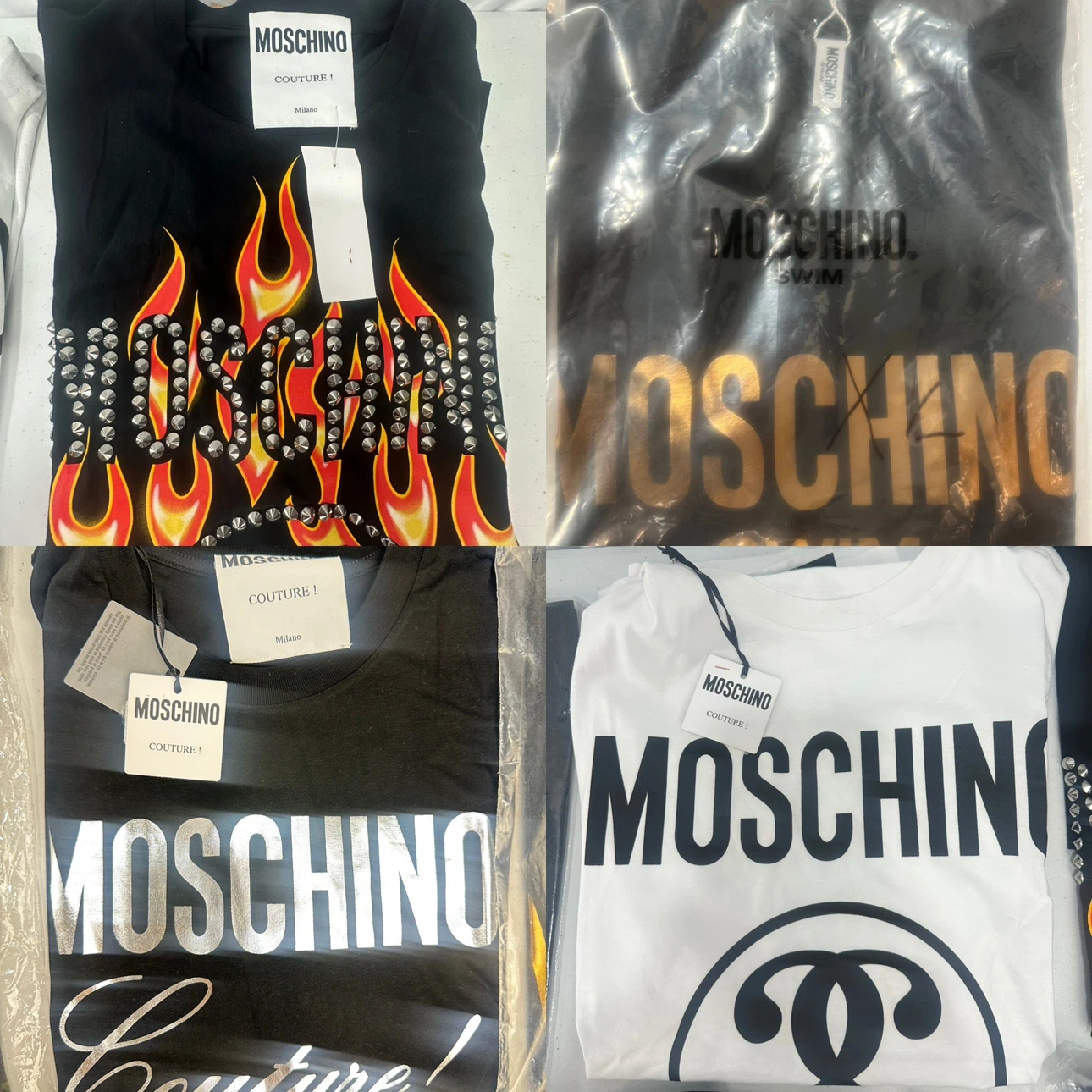 36 Pc Moschino T-Shirt Lot NWT Authentic Wholesale - photo 3