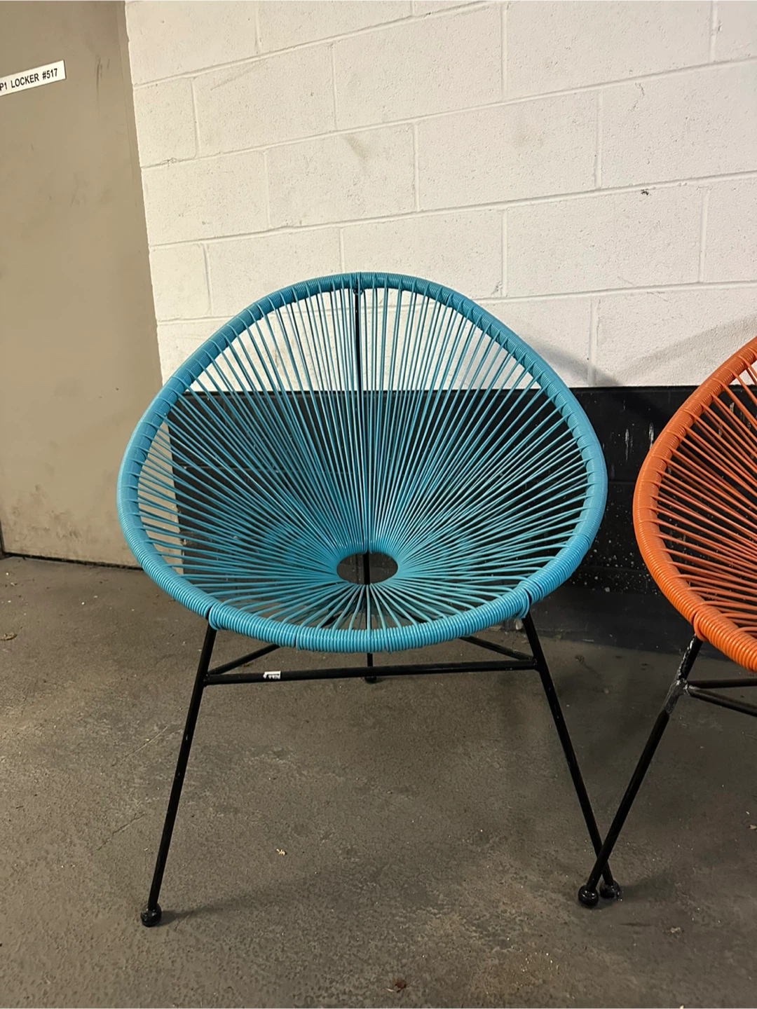 Acapulco Style Chairs (Blue and Orange) - photo 4