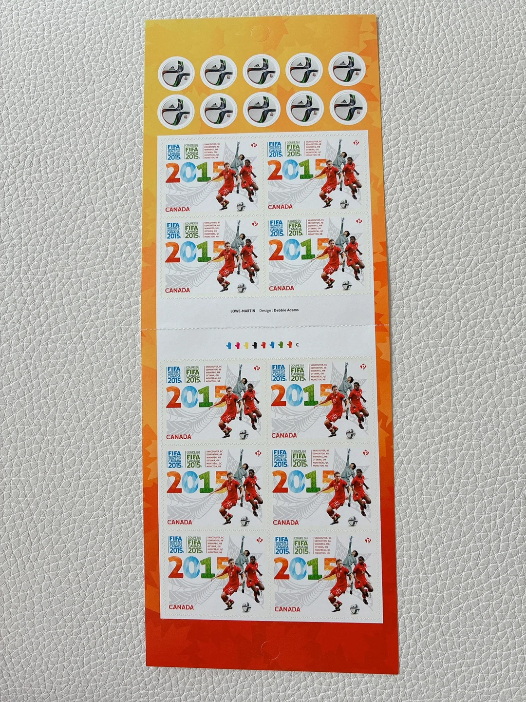 2015 FIFA Women's World Cup Canada Permanent Stamps - photo 3