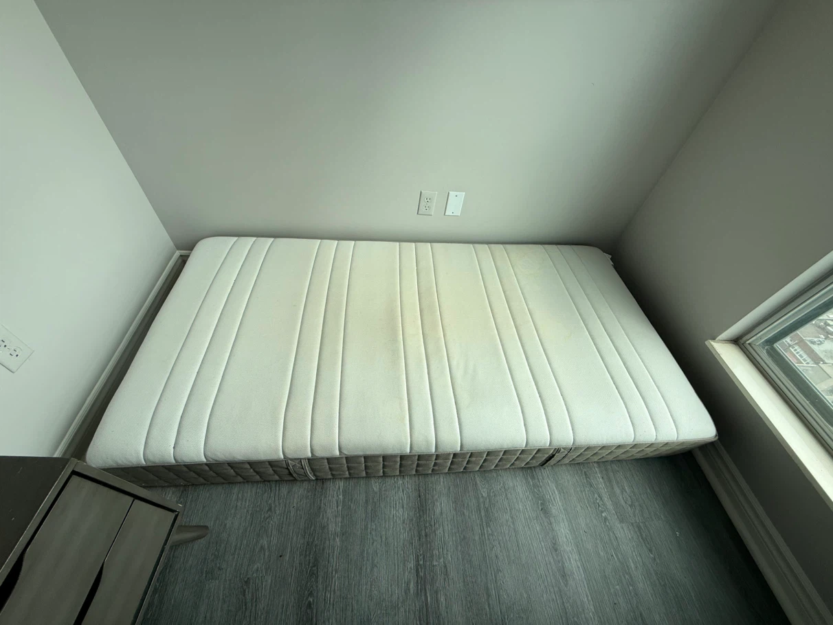 IKEA HAUGESUND Twin Spring Mattress (Firm) — Moving Sale