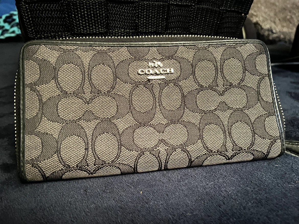 Coach Zip Around Wallet