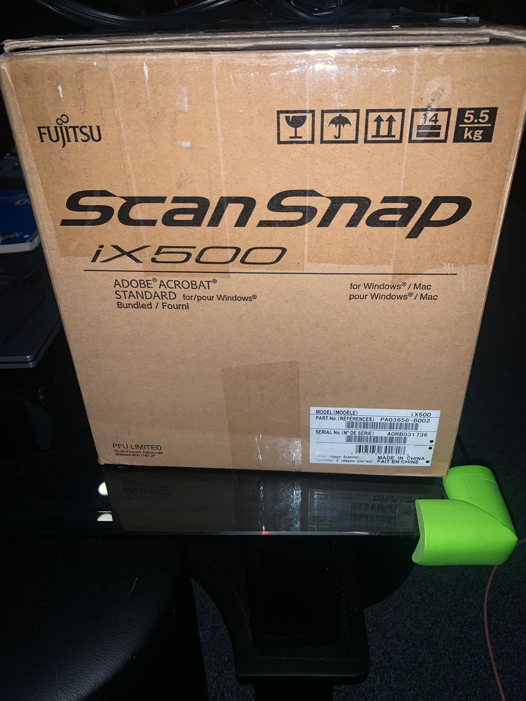 Fujitsu ScanSnap iX500 Document Scanner
