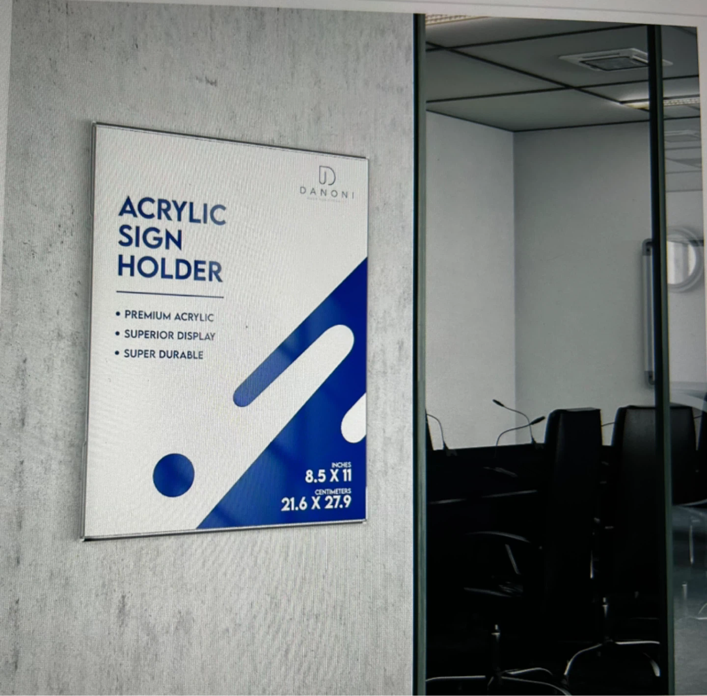 Acrylic Sign Holder 8.5 x 11 Inches (2 Pack) - photo 3