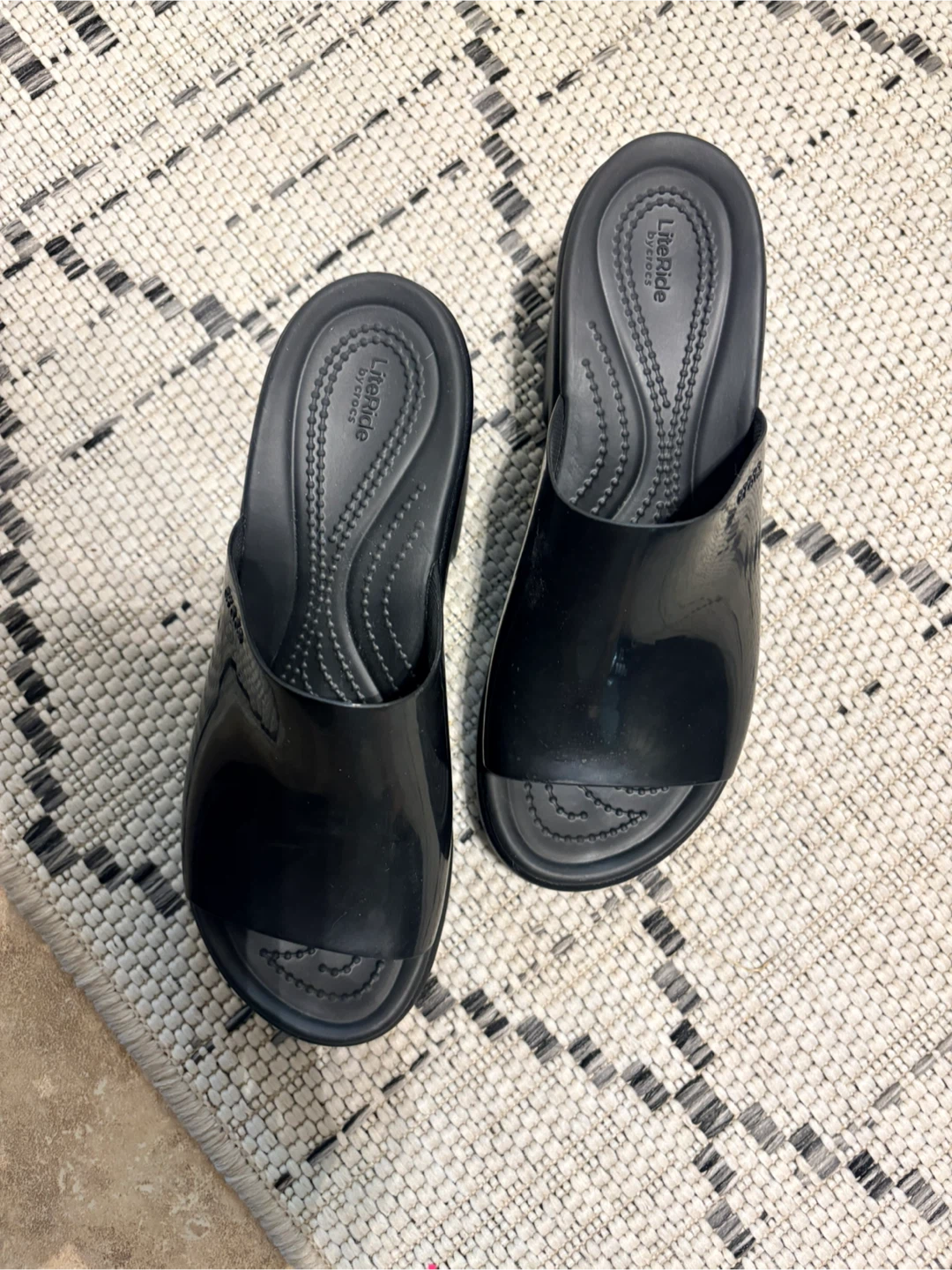 Crocs Literide Platform Slides Black - photo 2