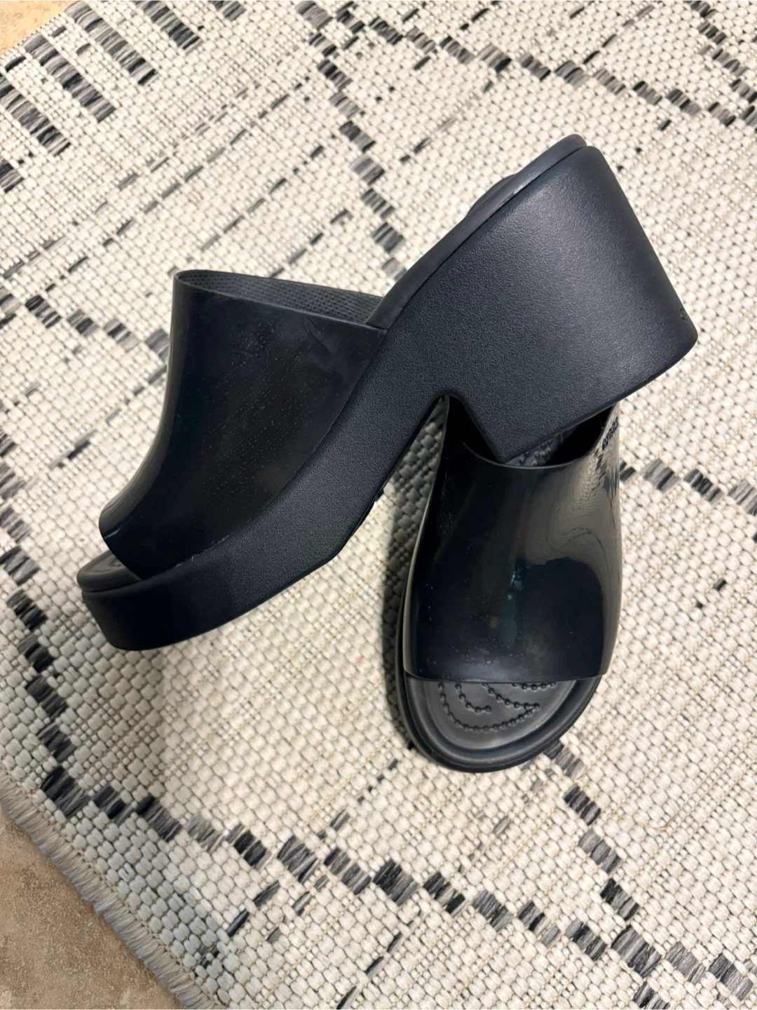Crocs Literide Platform Slides Black - photo 3