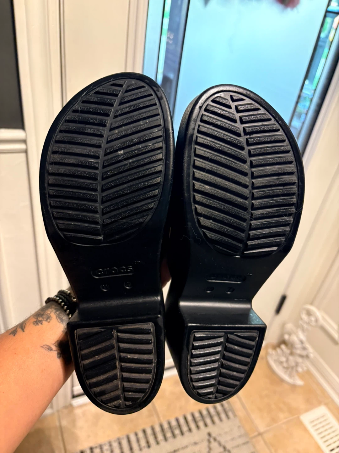 Crocs Literide Platform Slides Black - photo 5