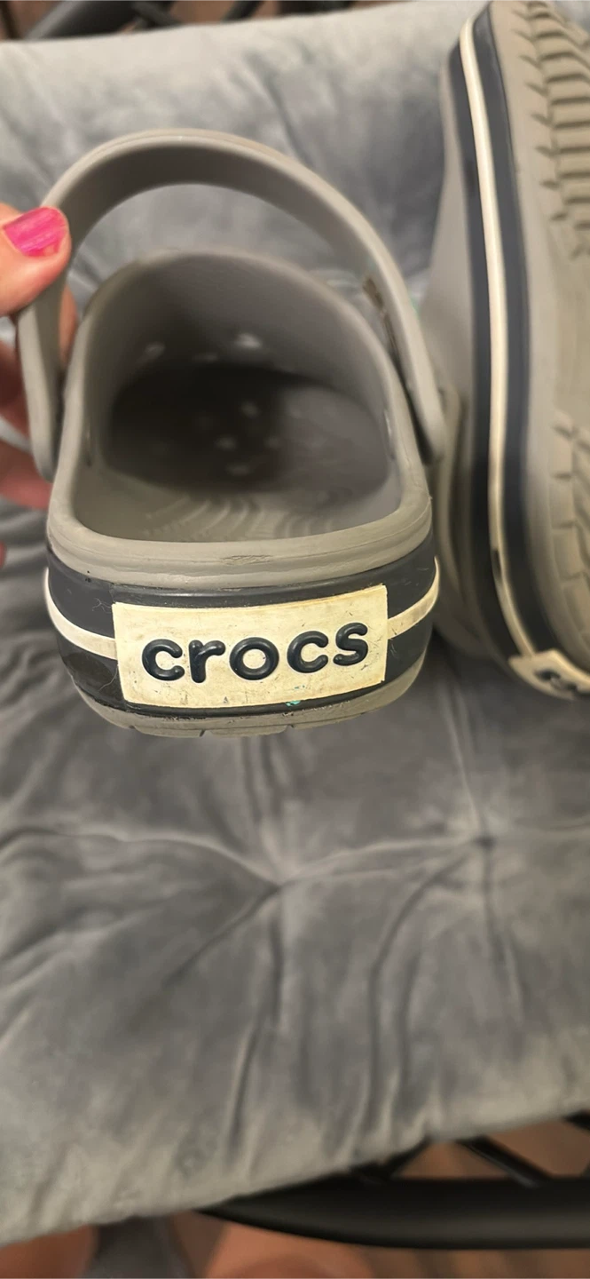 Grey Crocs Kids Size J4 - photo 3