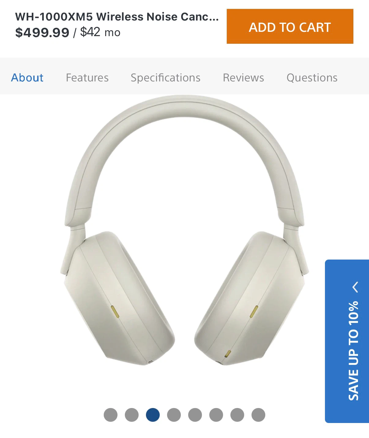 Sony WH-1000XM5 Wireless Noise Cancelling Headphones