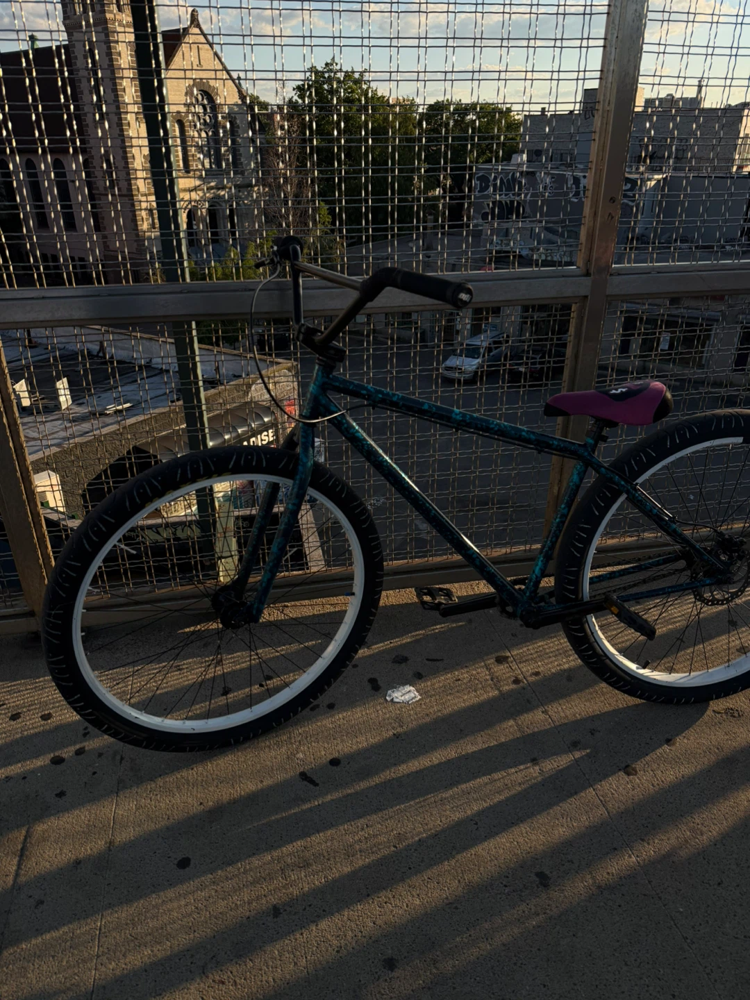 teal splatter mafia bomma 29 in TRADES ONLY LOOKING FOR E BIKE