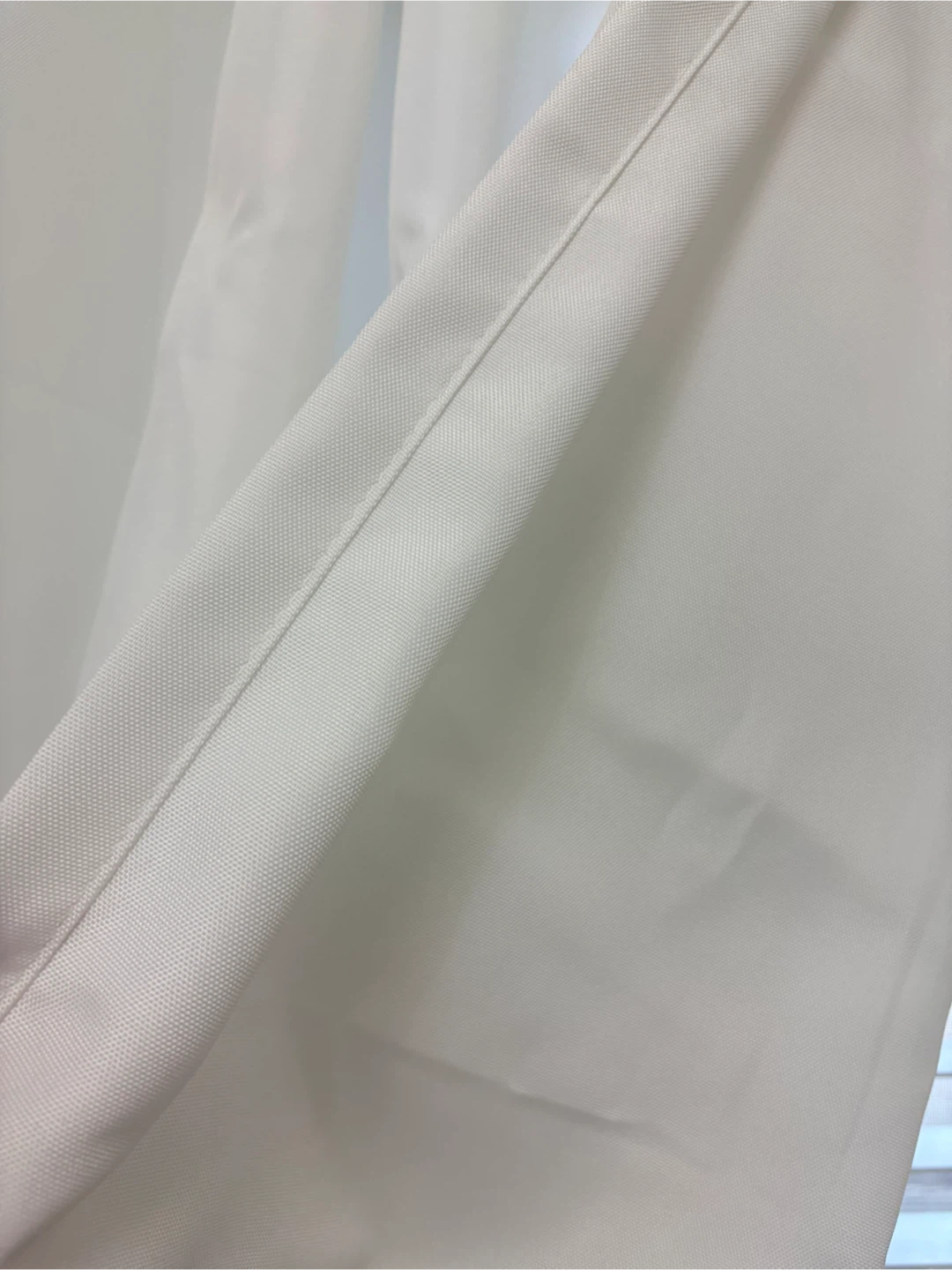 Two panel white curtains - photo 2