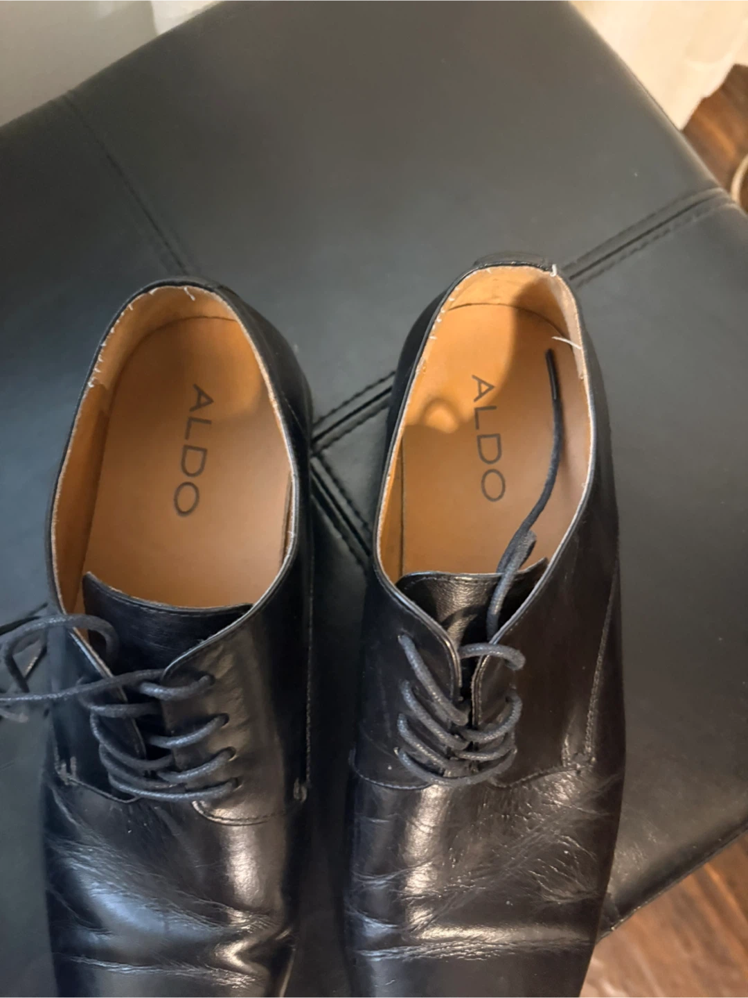 ALDO Black Leather Dress Shoes - photo 2
