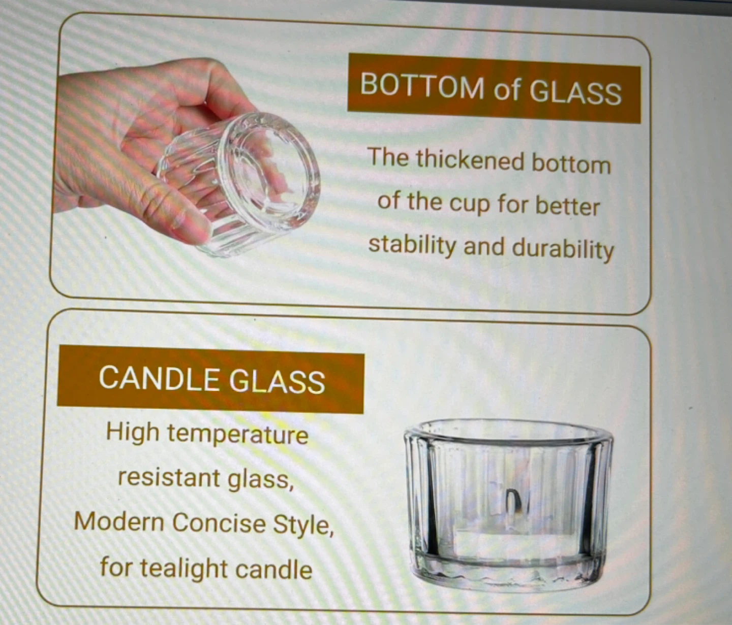 Glass Tealight Candle Holders - Set of 24 - photo 5