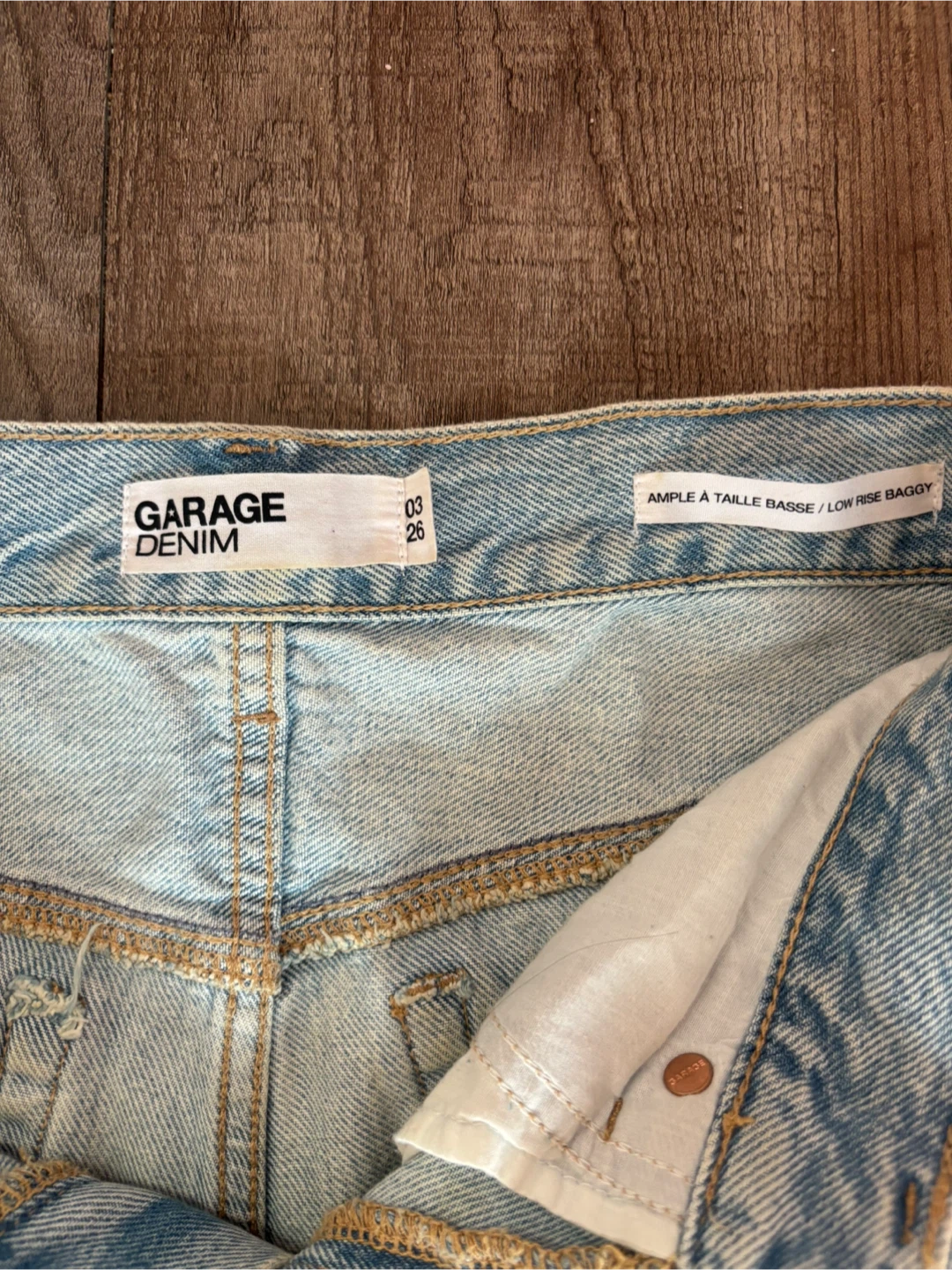 Garage Denim Low Rise Baggy Jeans - photo 2