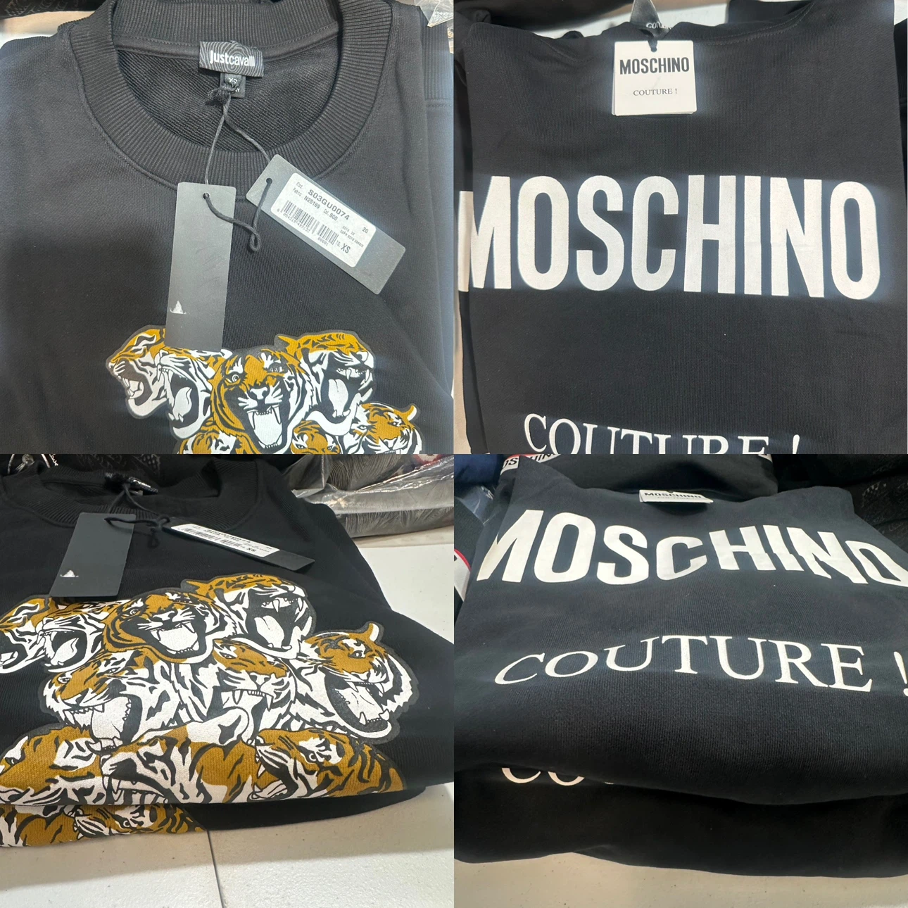 23 Pc Moschino Just Cavalli Designer Sweatshirt Hoodie Lot NW - photo 3