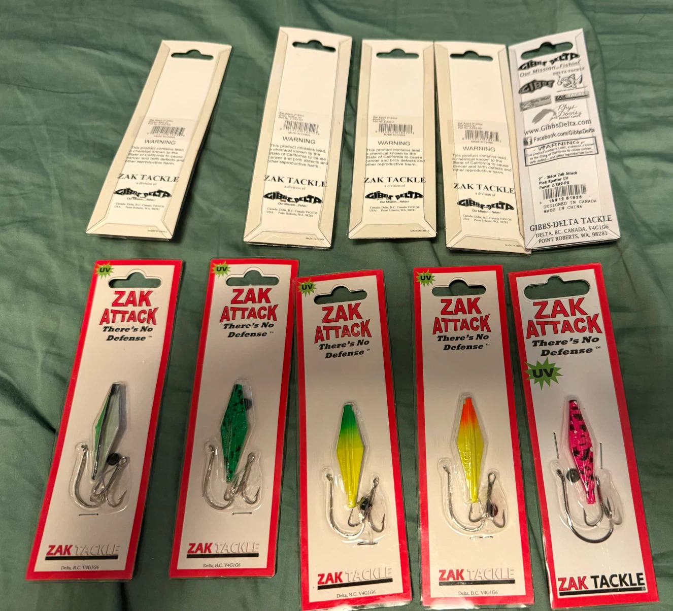 Zak Attack Fishing Lures - Lot of 10