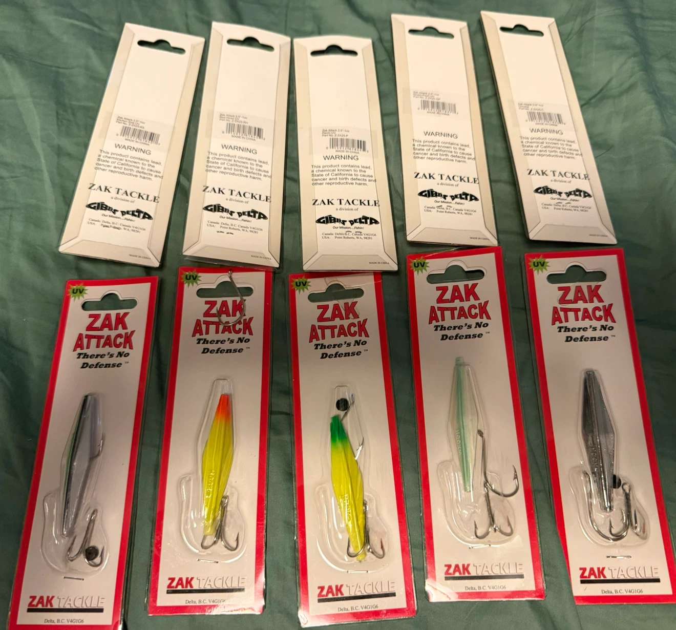 Zak Attack Fishing Lures - Lot of 10 - photo 2