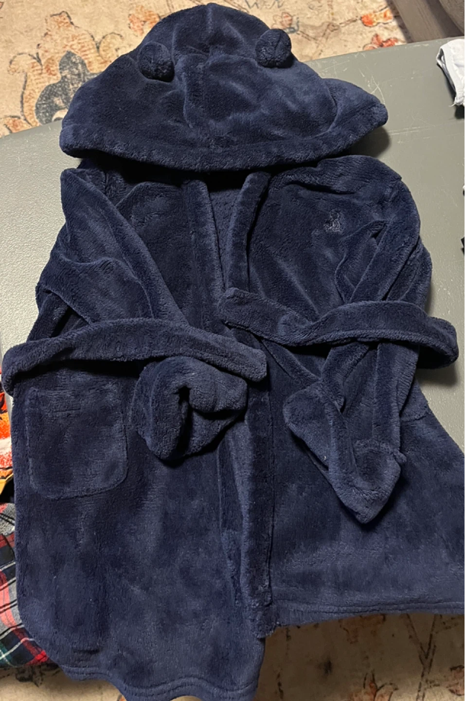 Baby Gap Navy Robe 18-24 months - photo 3