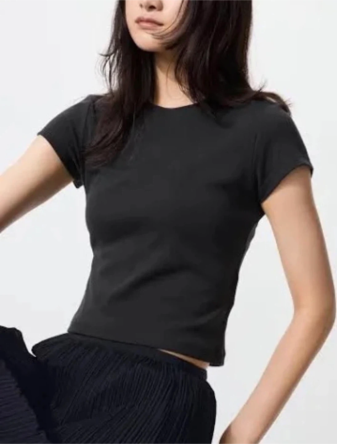 uniqlo mini tee - navy - photo 4