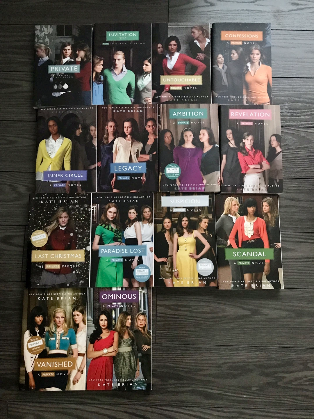 Book sale series novels college Kate Brian