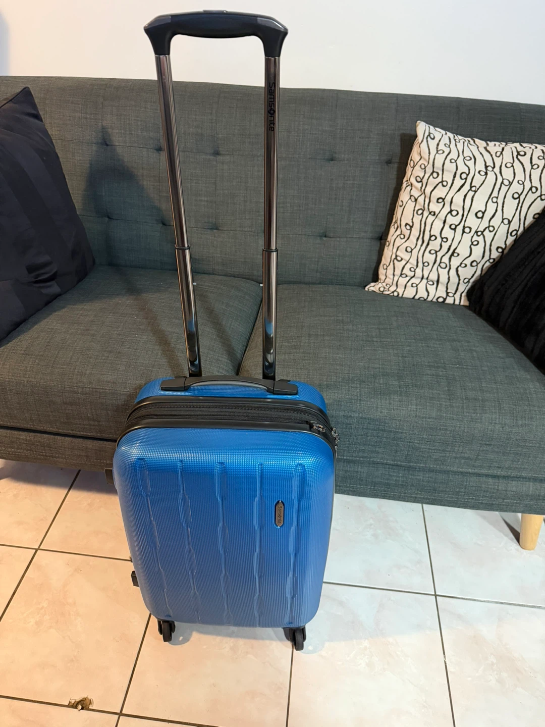 Samsonite Blue  Carry-On Luggage - photo 5