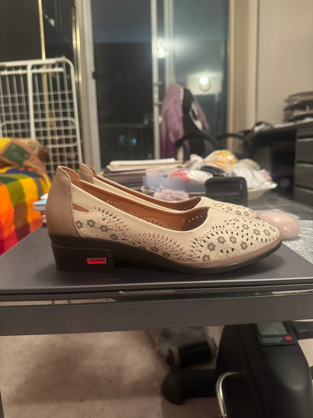Sandqway Beige Leather Flats - Size 40 EU or 8.5 to 9 US. - photo 3