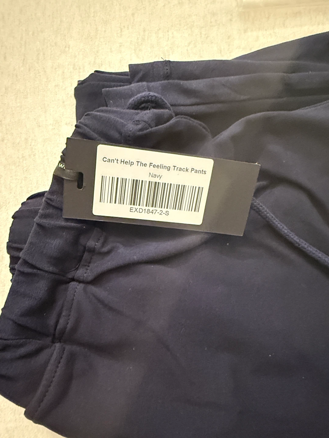 Navy Can't Help The Feeling Track Pants - Size S - photo 2