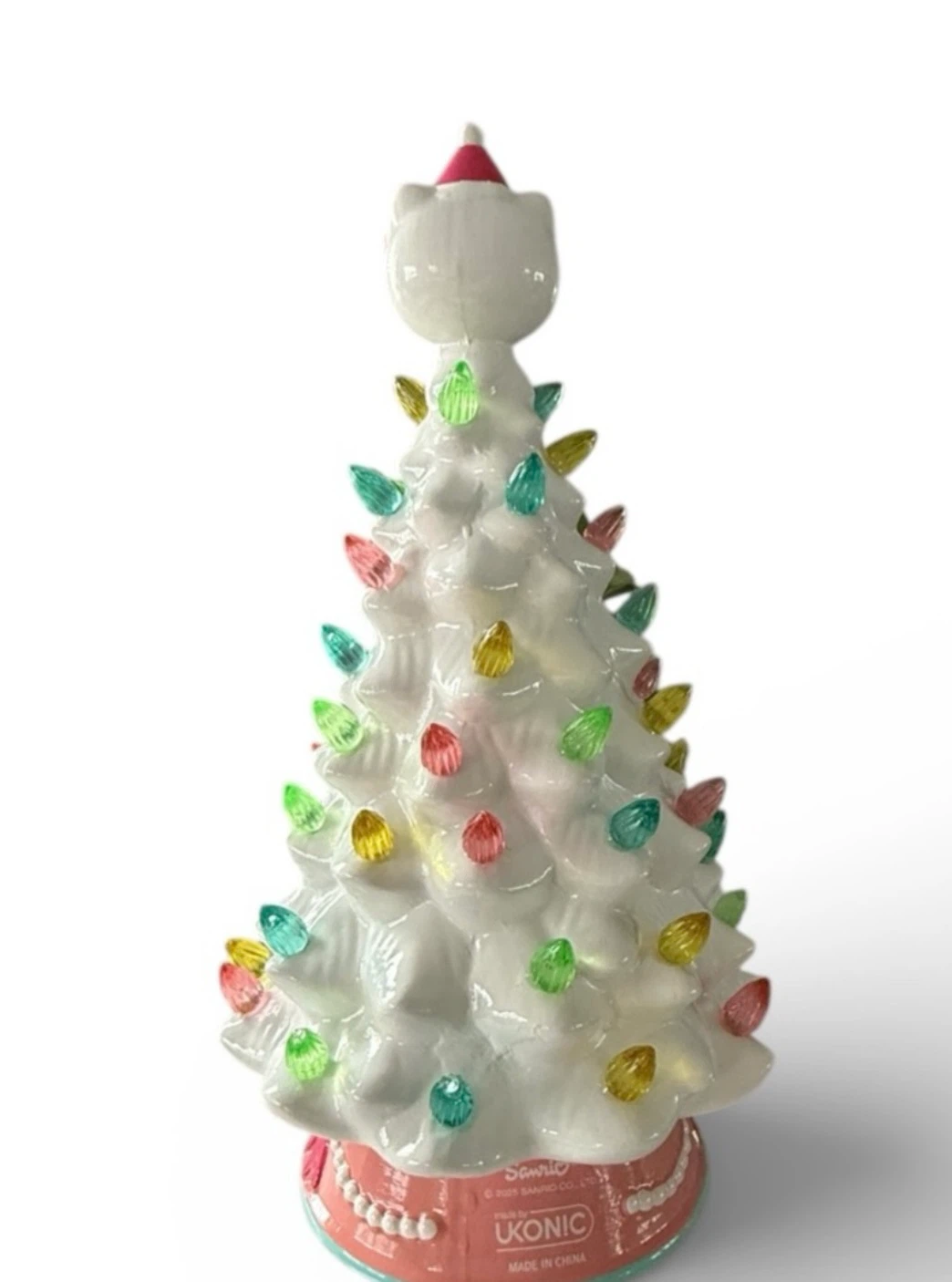 Hello Kitty Ceramic Christmas Tree with Lights - 12 Inch - photo 4