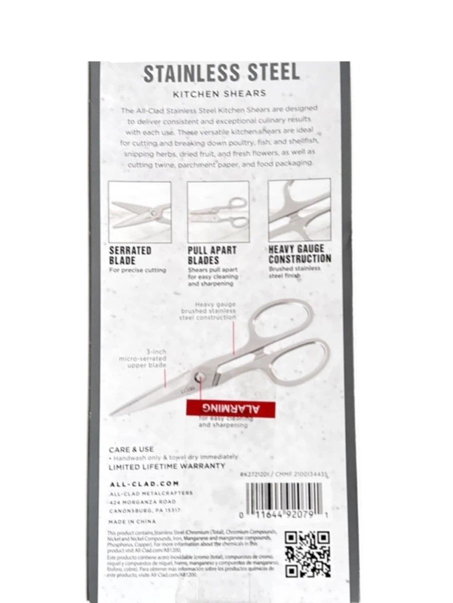 All-Clad Stainless Steel Kitchen Shears - photo 3