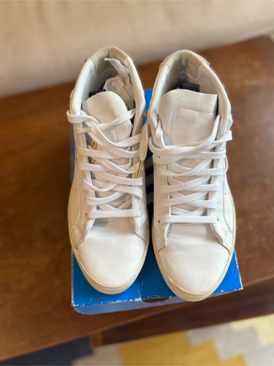 Adidas Sleek Mid W Sneakers - White - Size 7 - photo 2