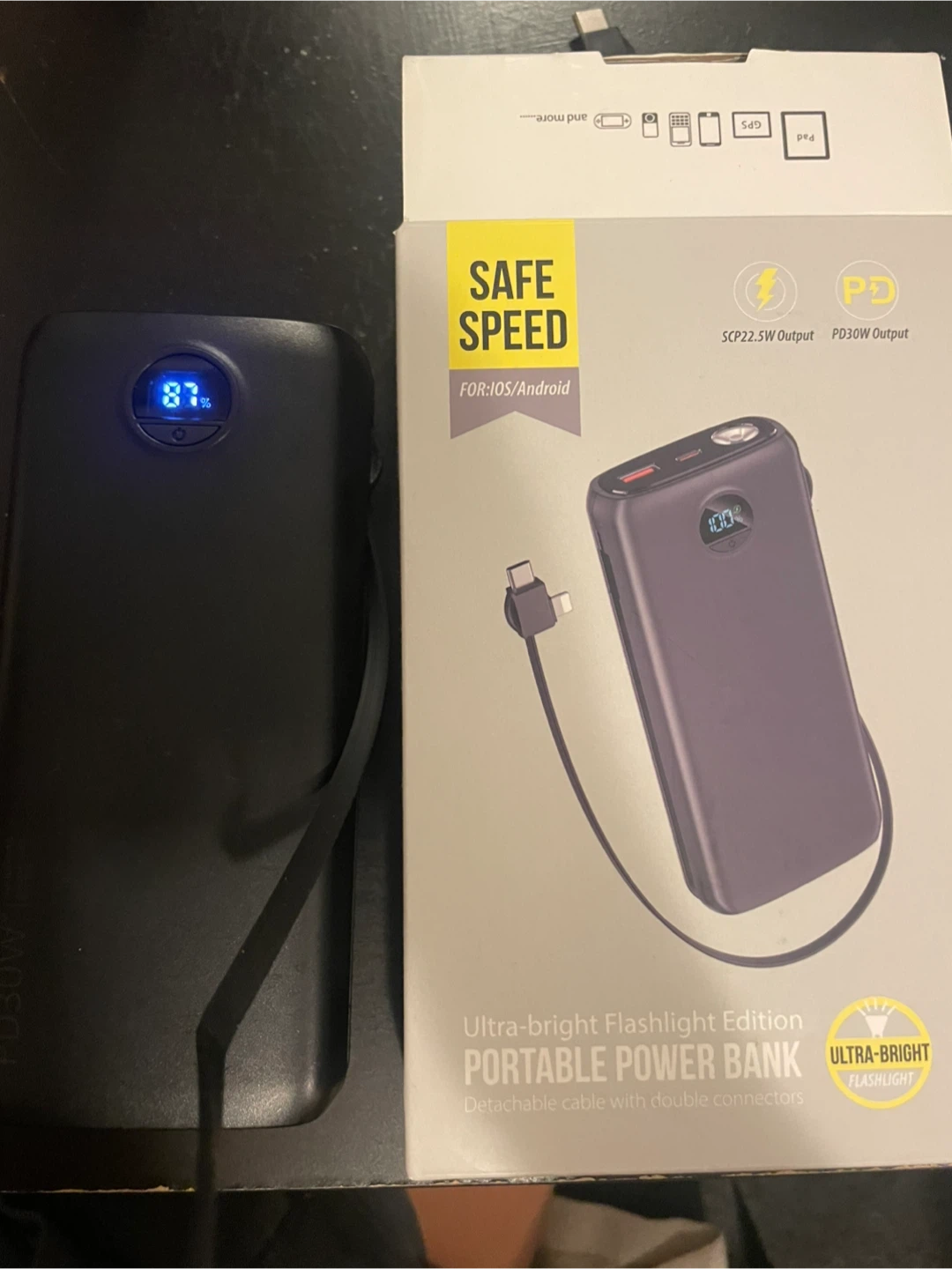 SAFE SPEED Portable Power Bank