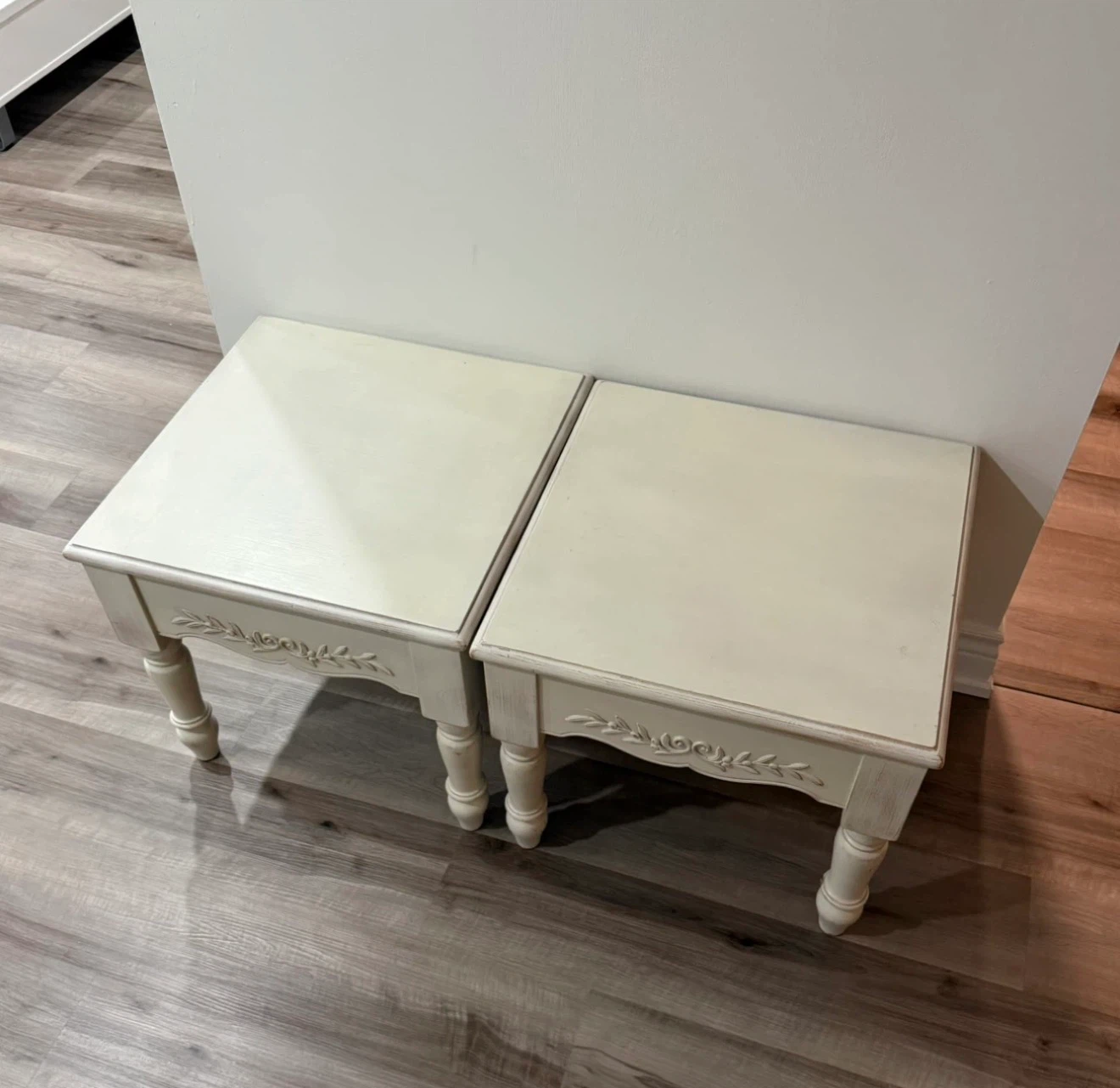 Beautiful Vintage End Tables – Set of 2 | French Farmhouse Style - photo 5