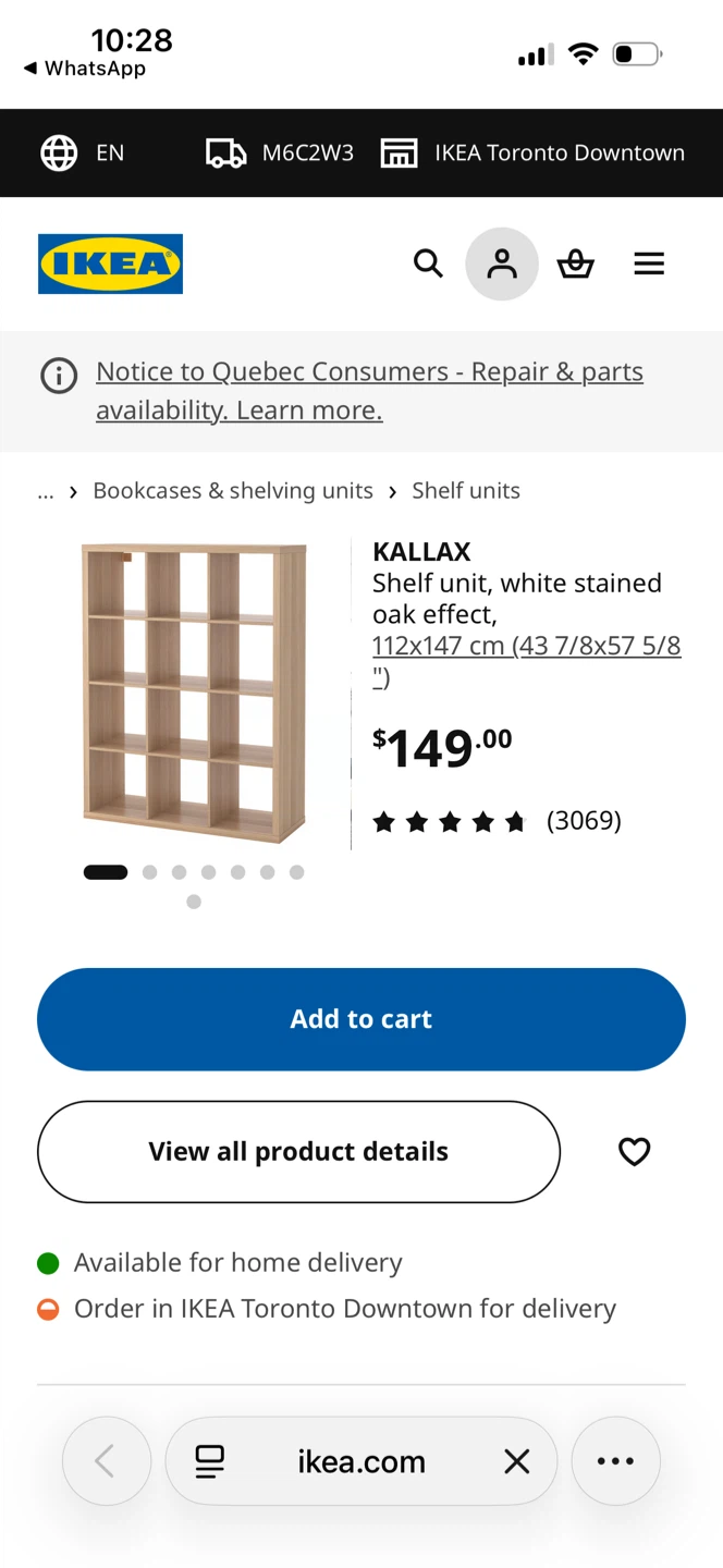 IKEA KALLAX Shelf Unit + Inserts. Bookcase / Cube Storage - photo 4