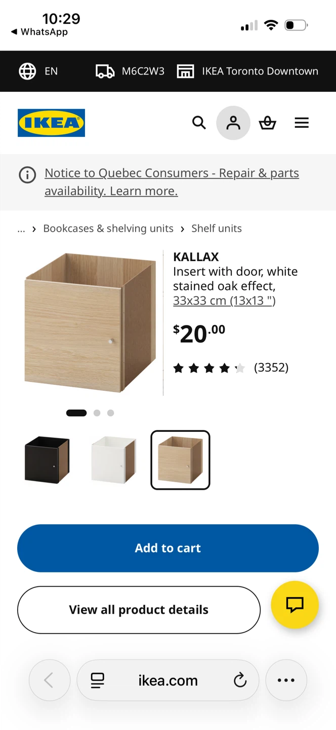 IKEA KALLAX Shelf Unit + Inserts. Bookcase / Cube Storage - photo 5