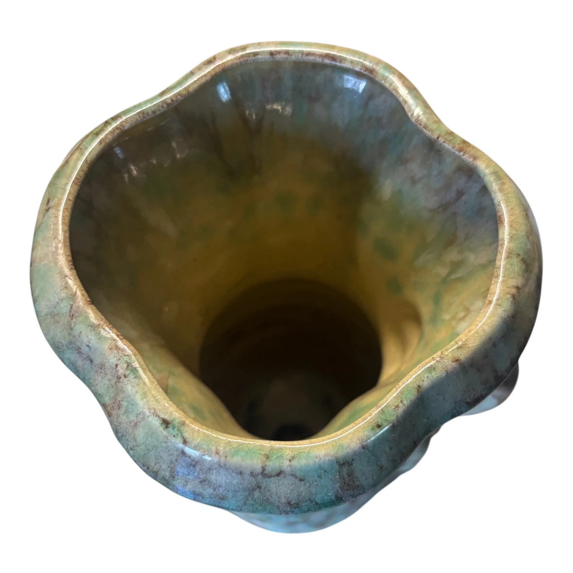 Vintage Ceramic Vase with Handles - photo 2