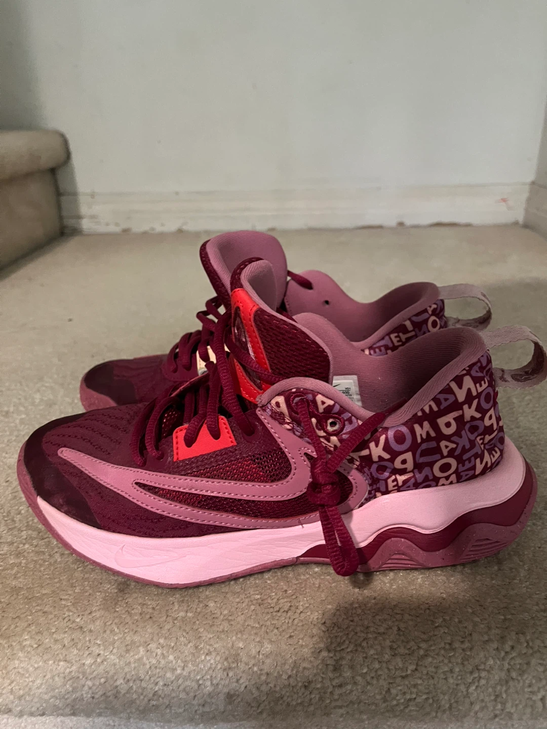 Nike Giannis immortality 3 noble red/ice peach - photo 2