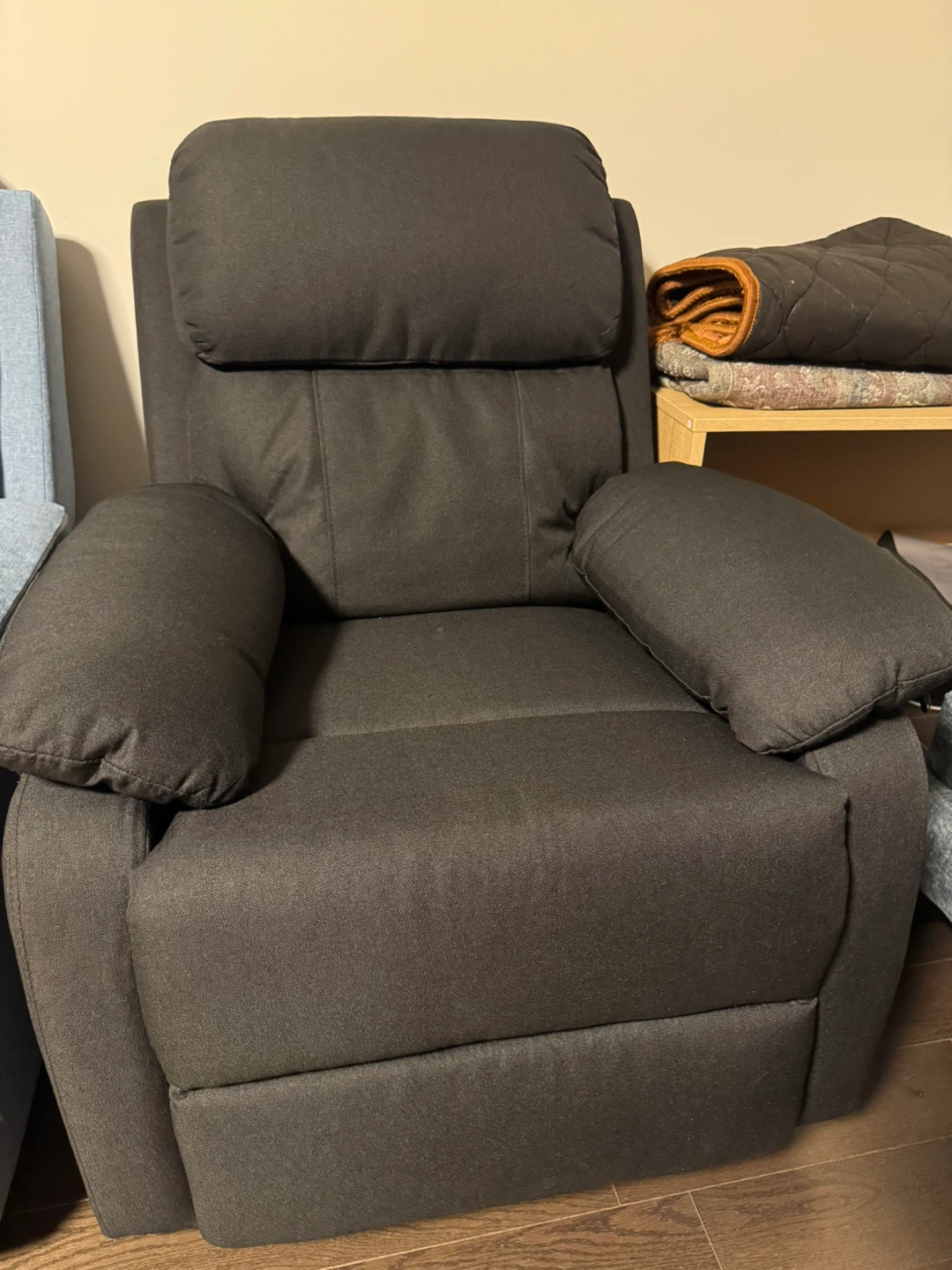 Dark Grey Recliner Chair