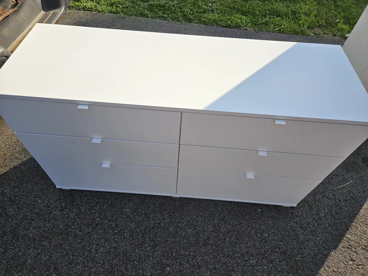 Ikea White 6-Drawer Dresser - photo 2