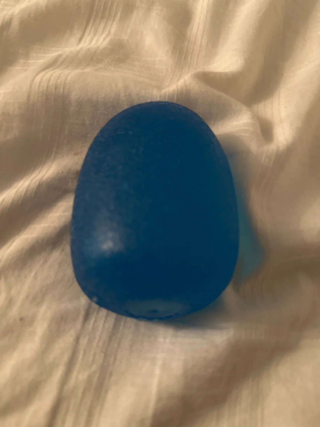 Blue Squishy Egg Stress Ball
